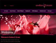 Tablet Screenshot of cookiesandcream.net