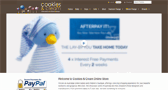 Desktop Screenshot of cookiesandcream.com.au